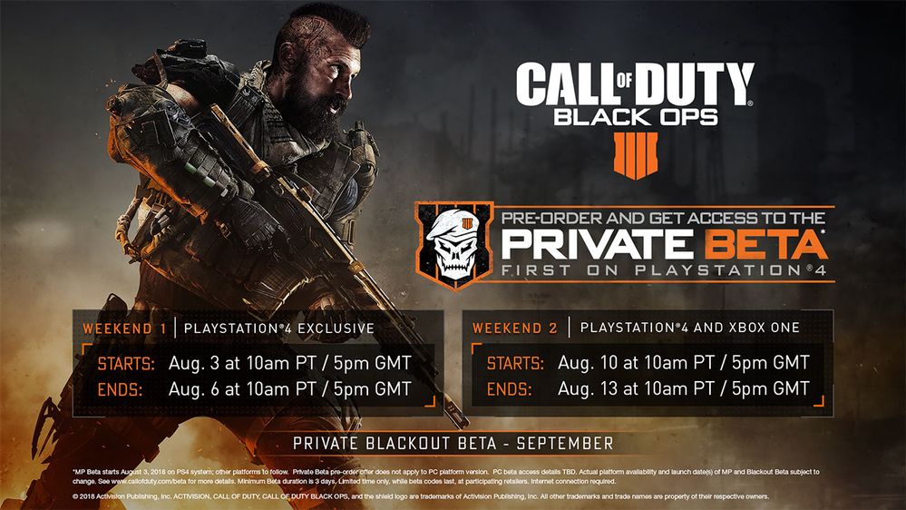 call of duty blackout beta xbox one