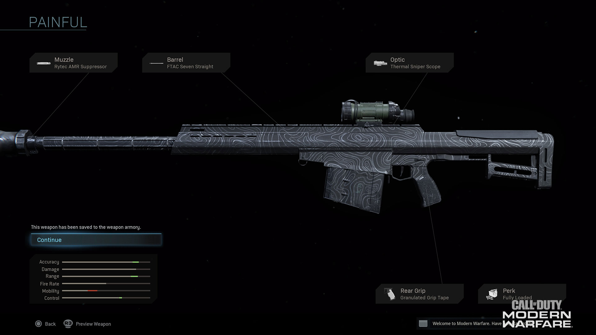 Modern Warfare® Weapon Detail: Rytec AMR