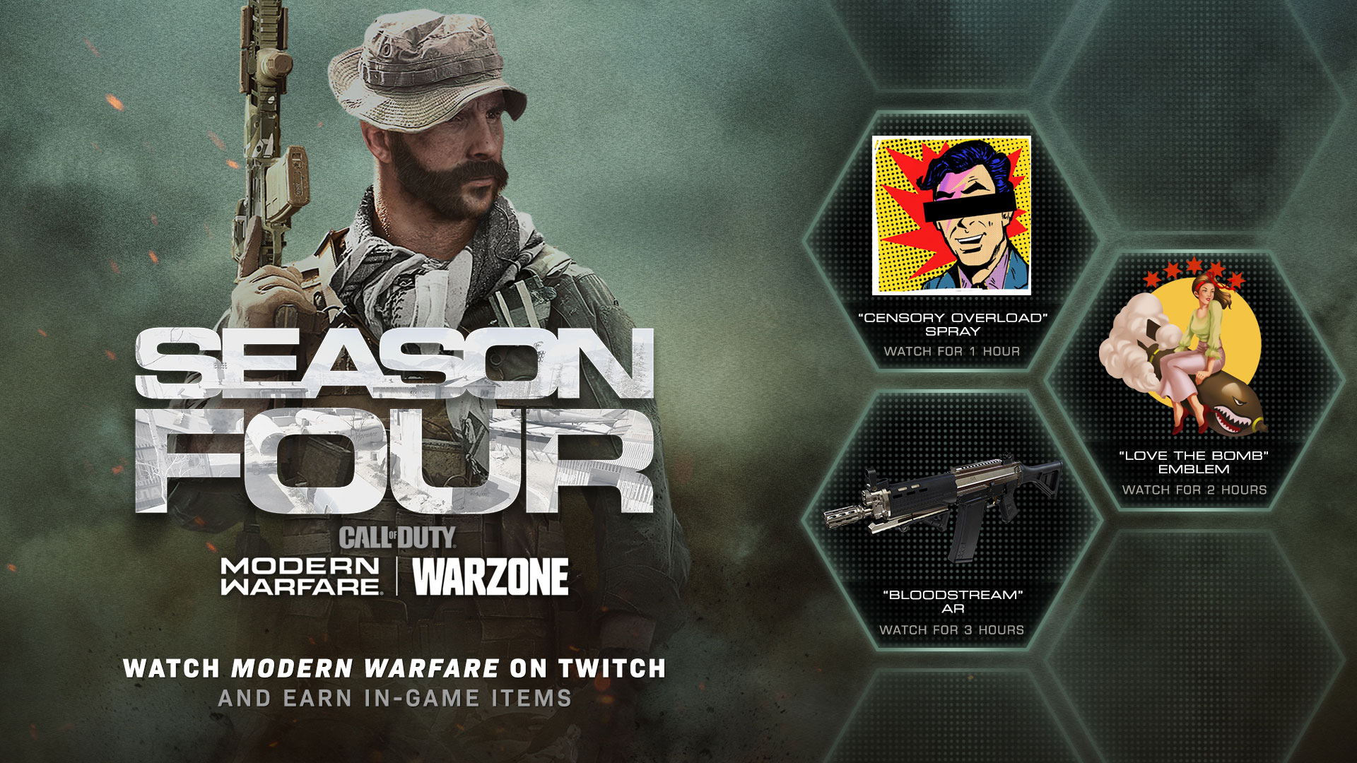 Earn Rewards To Equip In Modern Warfare Multiplayer Special Ops And Warzone By Watching Twitch