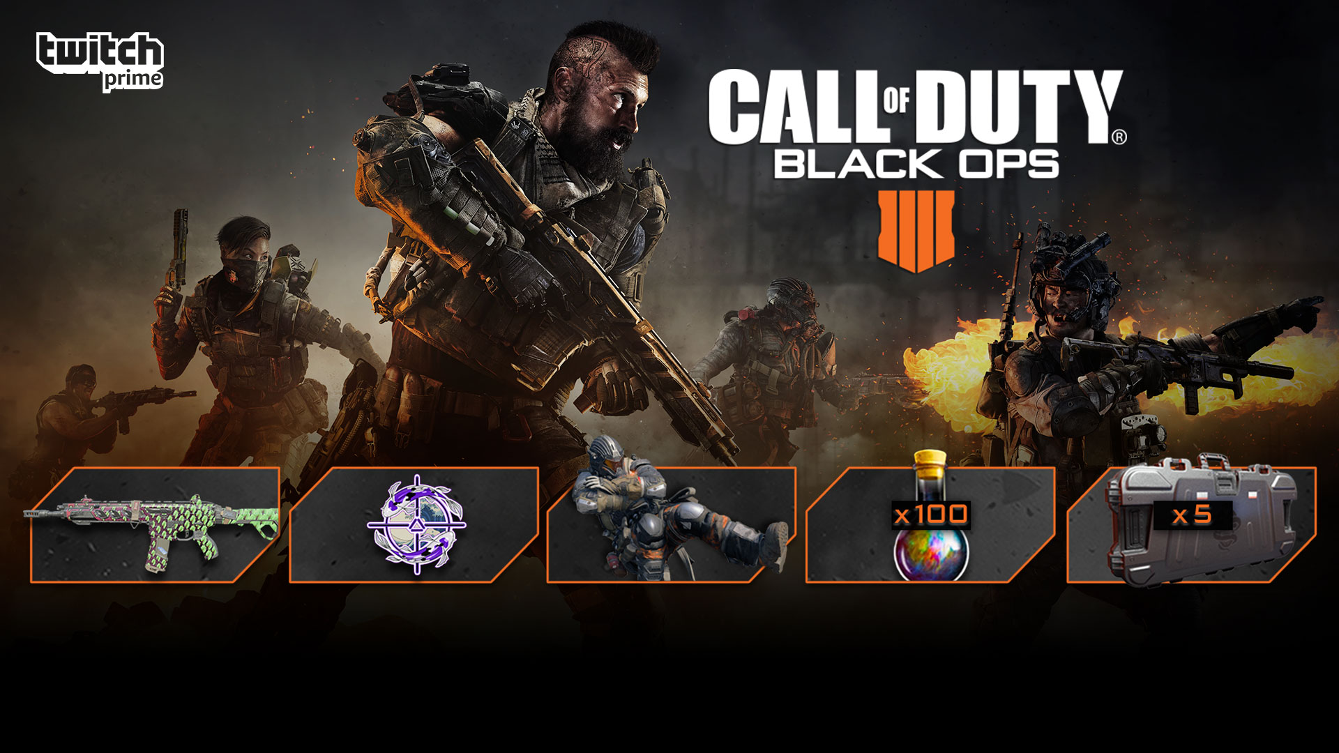Link Twitch/ prime to Call of Duty account to get free bundles. Link  in comments : r/Blackops4