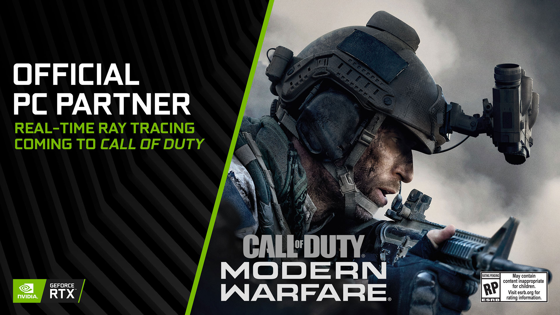 Byen Konsekvent Avenue Announcement: Call of Duty®: Modern Warfare® on PC to Support DirectX  Raytracing Powered by NVIDIA® GeForce RTX