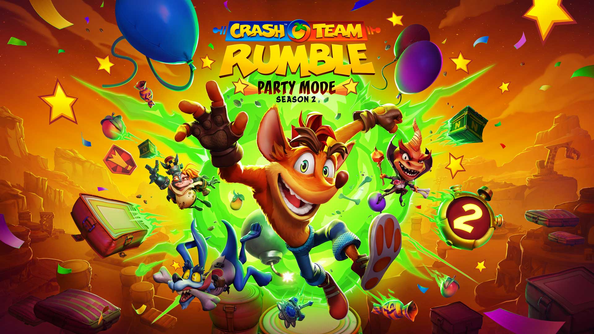 It's Time to Party in Crash Team Rumble Season 2