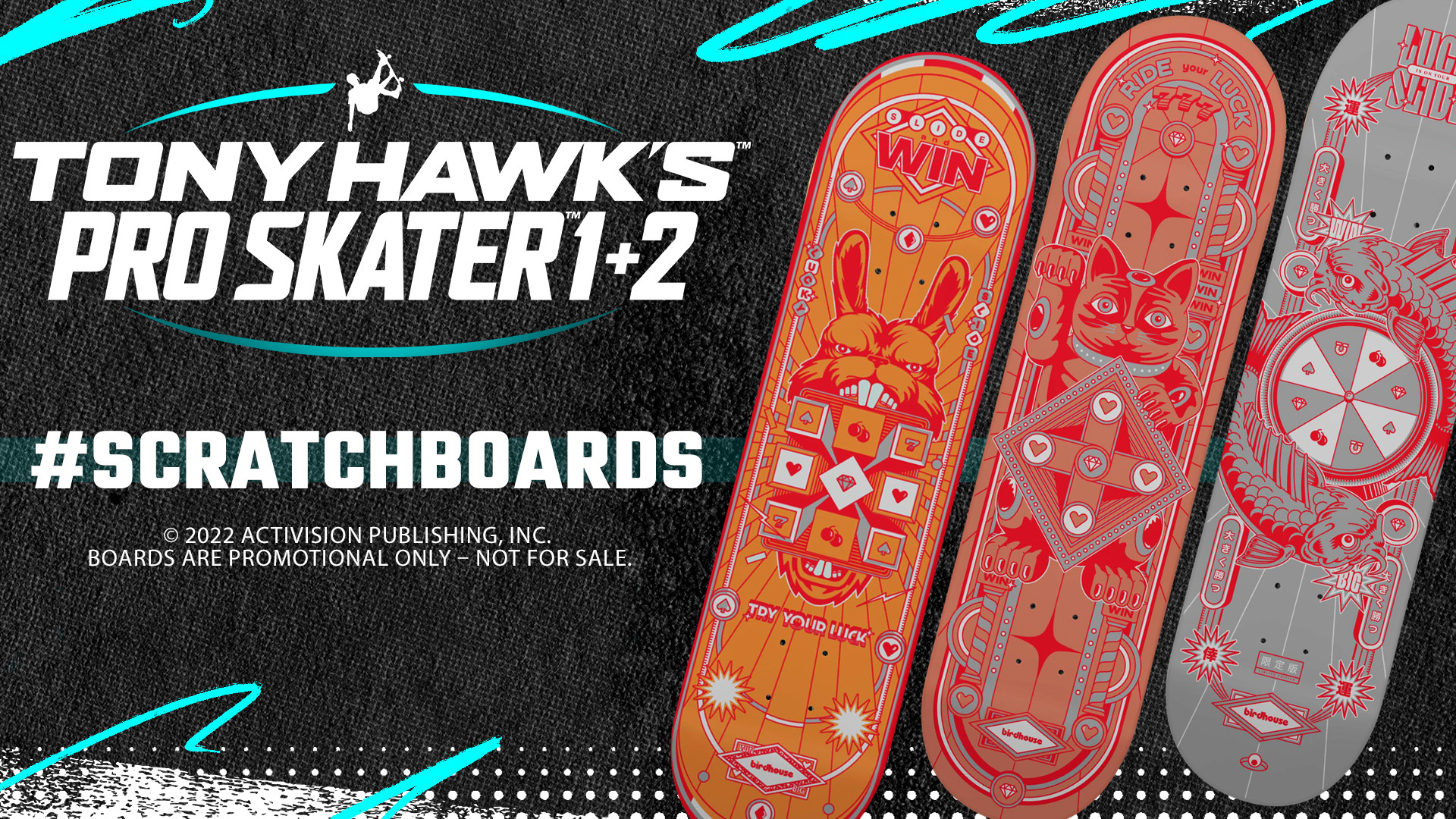 Enter for a chance to win a Limited Edition Scratch Board and More Via Tony  Hawk's™ Pro Skater™ Sweepstakes*
